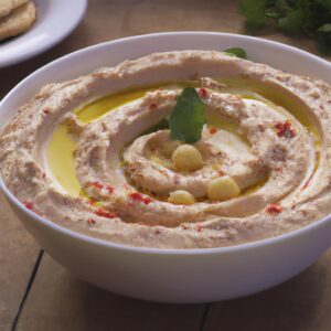 Hummus. 300 mm