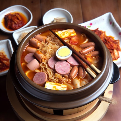 Nationalgericht Korea Budae Jjigae (Rezept)