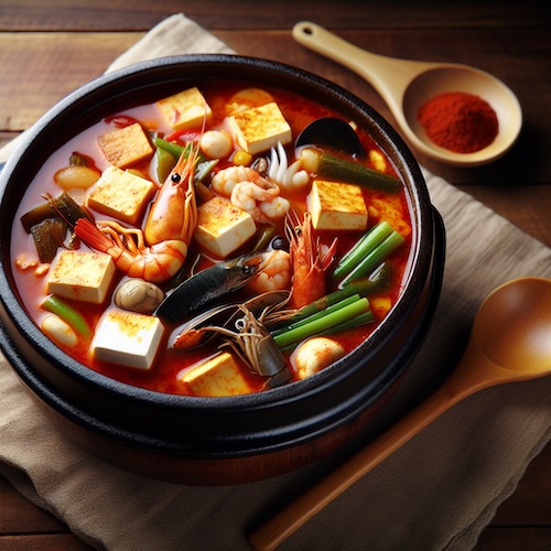 Nationalgericht Südkorea- Sundubu Jjigae (Rezept)