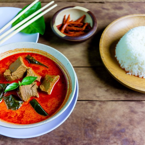 Nationalgericht Thailand Gaeng Daeng (Rezept)