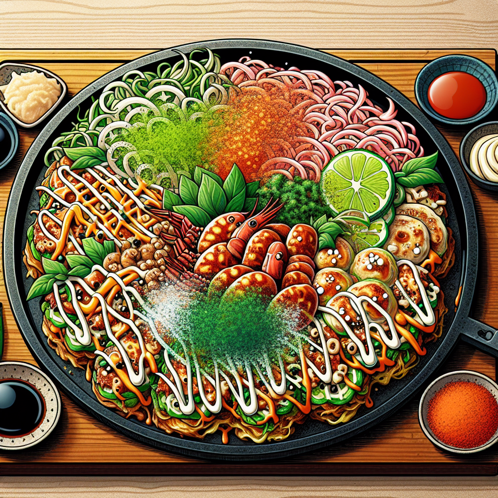 Okonomiyaki. 