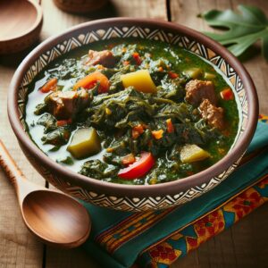 Cassava Leaf Stew.