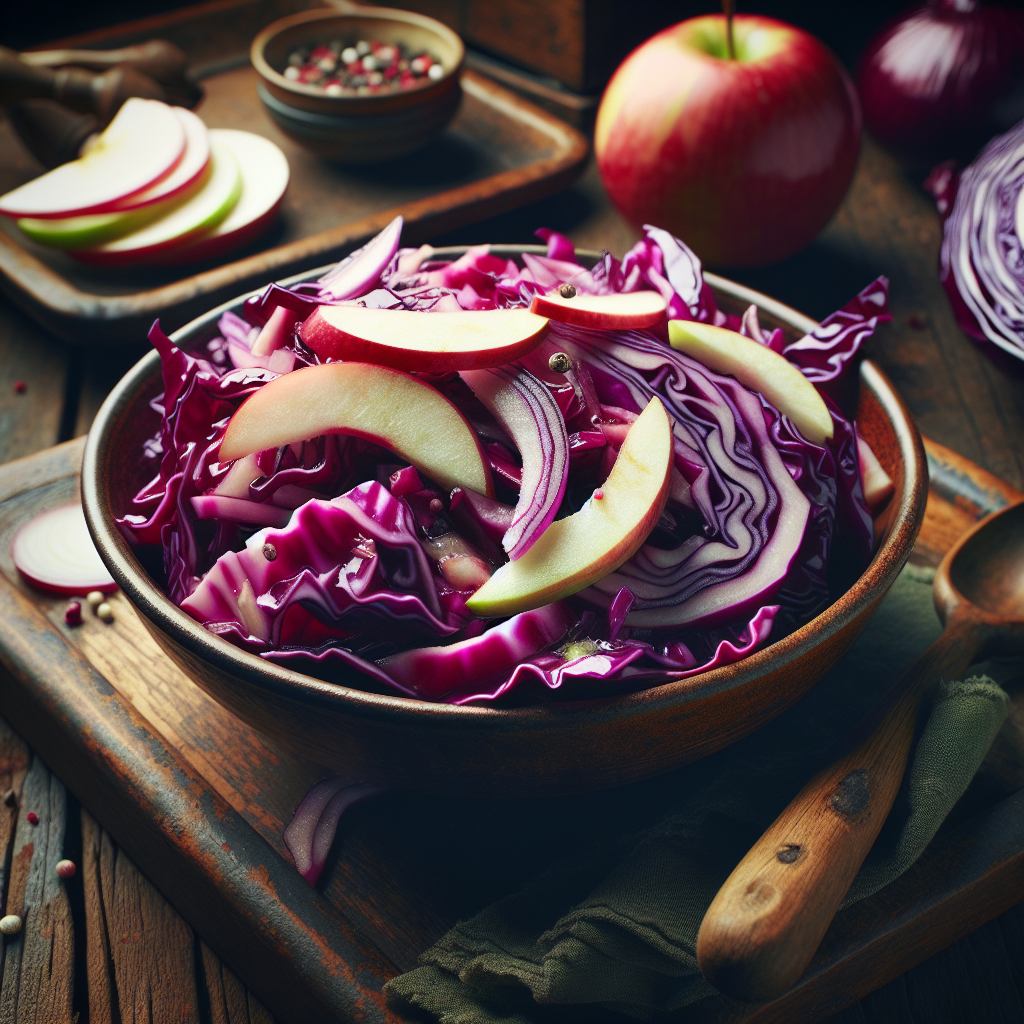 Nationalgericht Deutschland: Rotkohlsalat (Rezept)