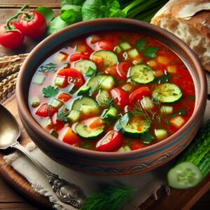 Mediterransuppe.