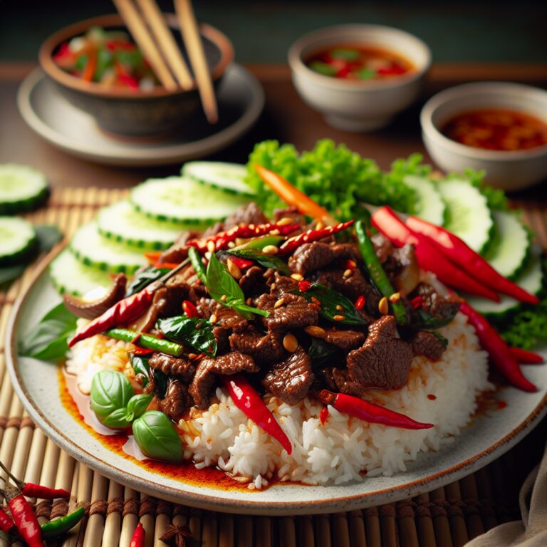 Nationalgericht Thailand: Neua Pad Prik (Rezept)