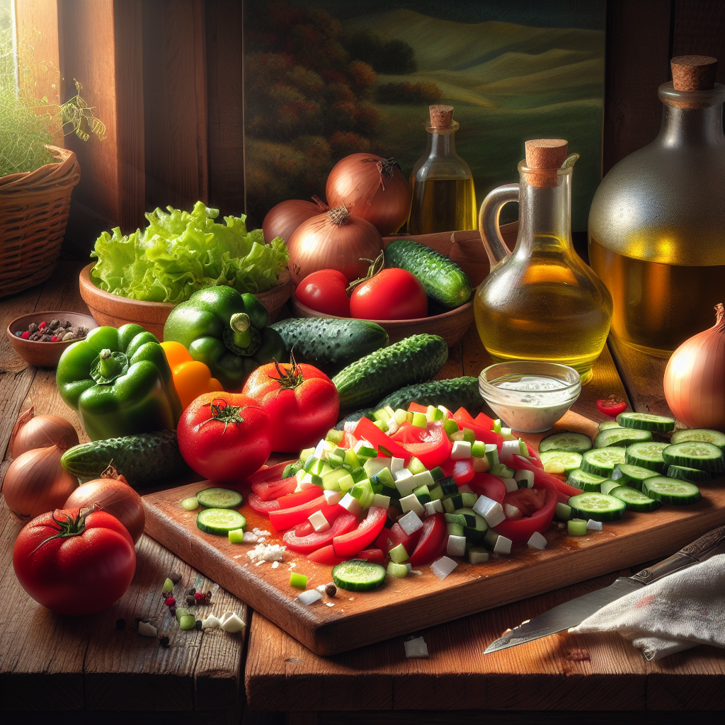 Nationalgericht Bulgarien: Shopska Salat (Rezept)