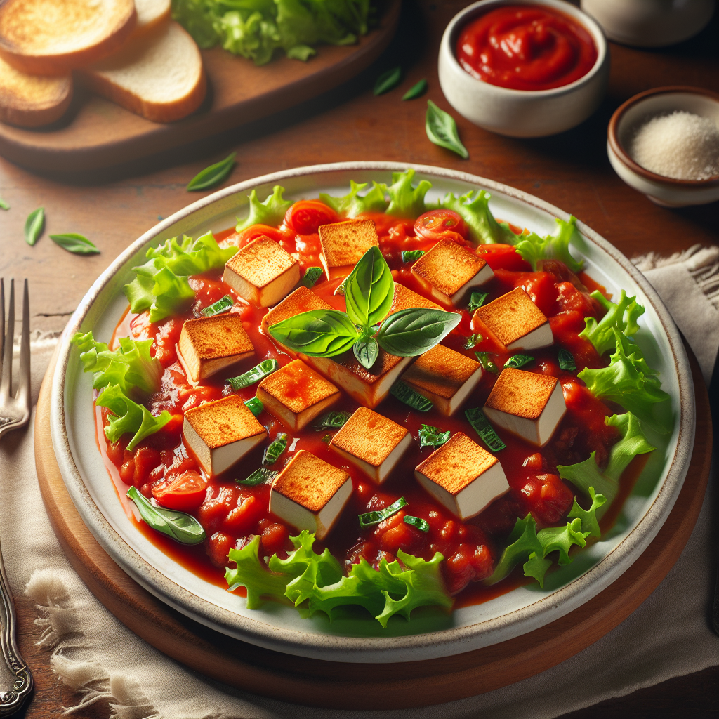 Tofu-Tomatensauce.