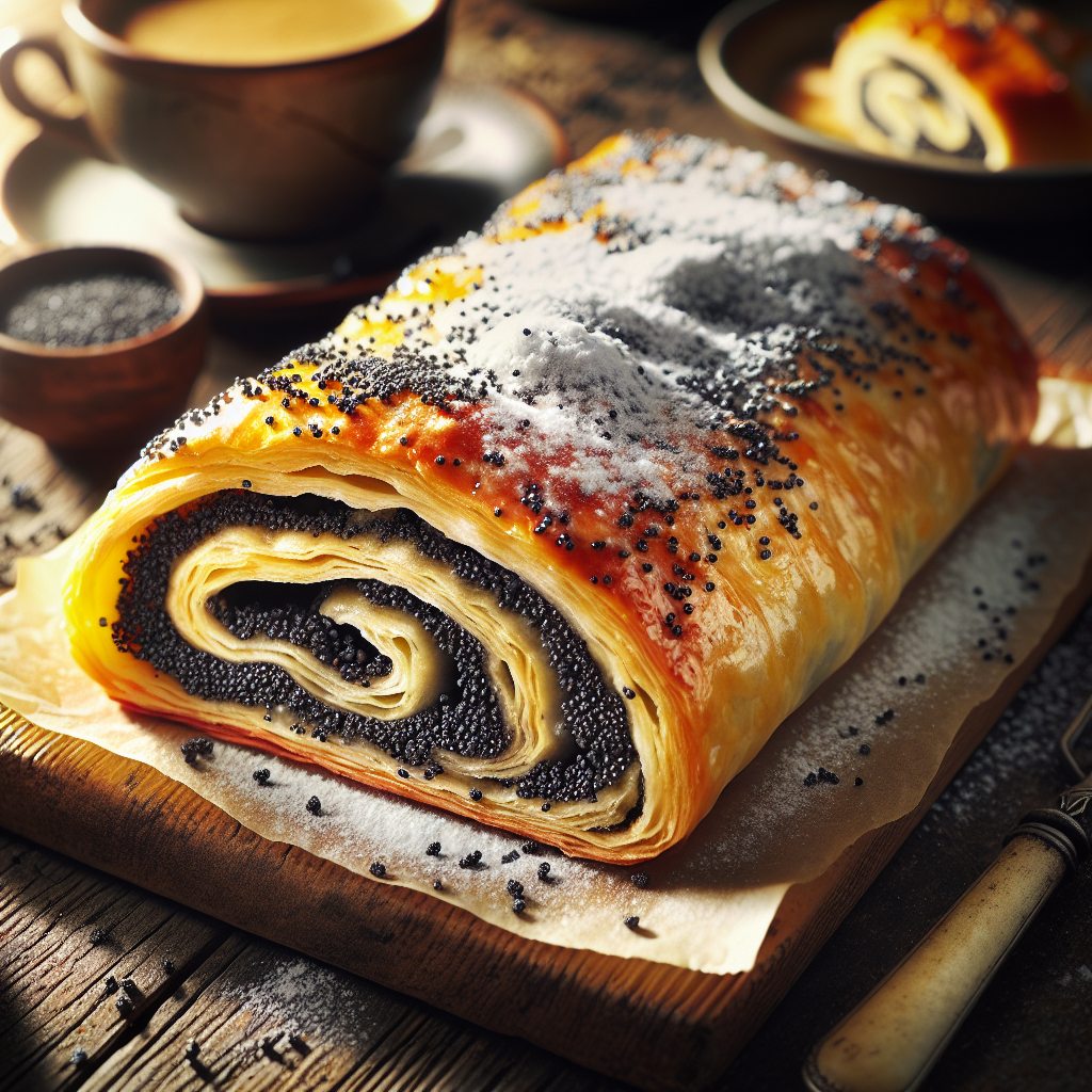 Mohnstrudel.