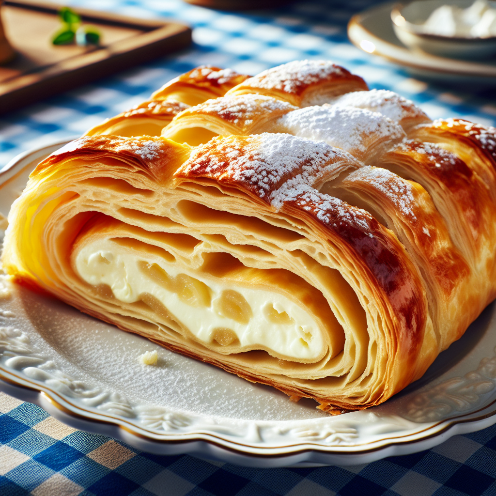 Topfenstrudel.