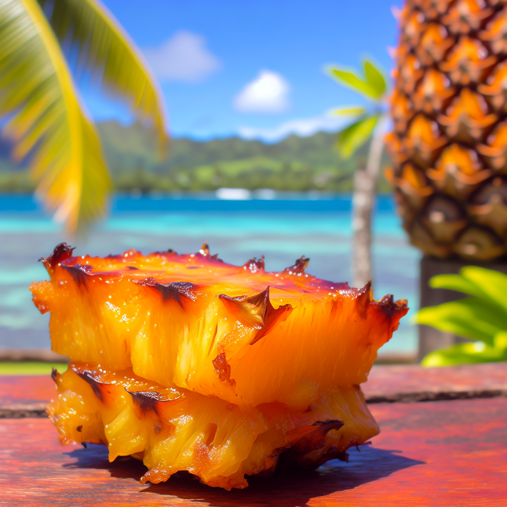 Nationalgericht Fiji: Caramelized Pineapple (Rezept)