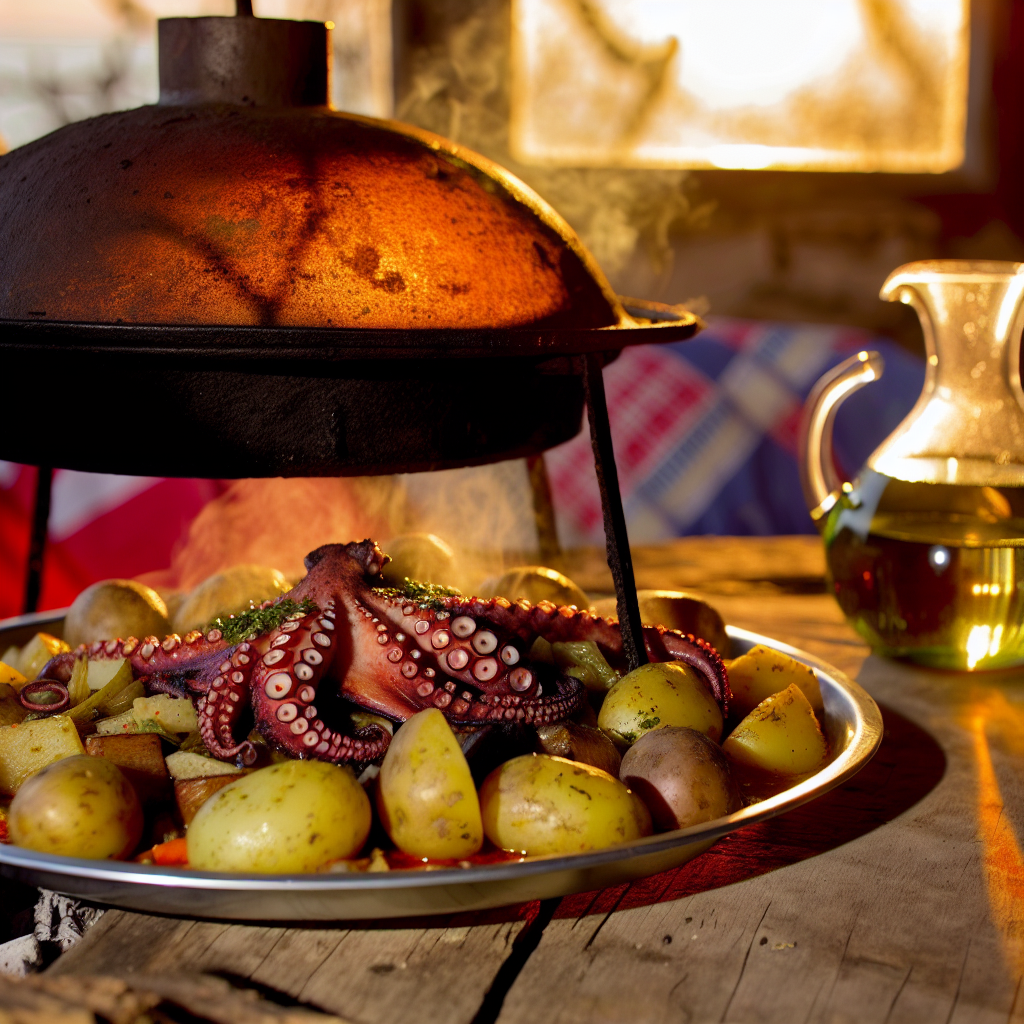 Nationalgericht Kroatien: Hobotnica ispod peke (Rezept)