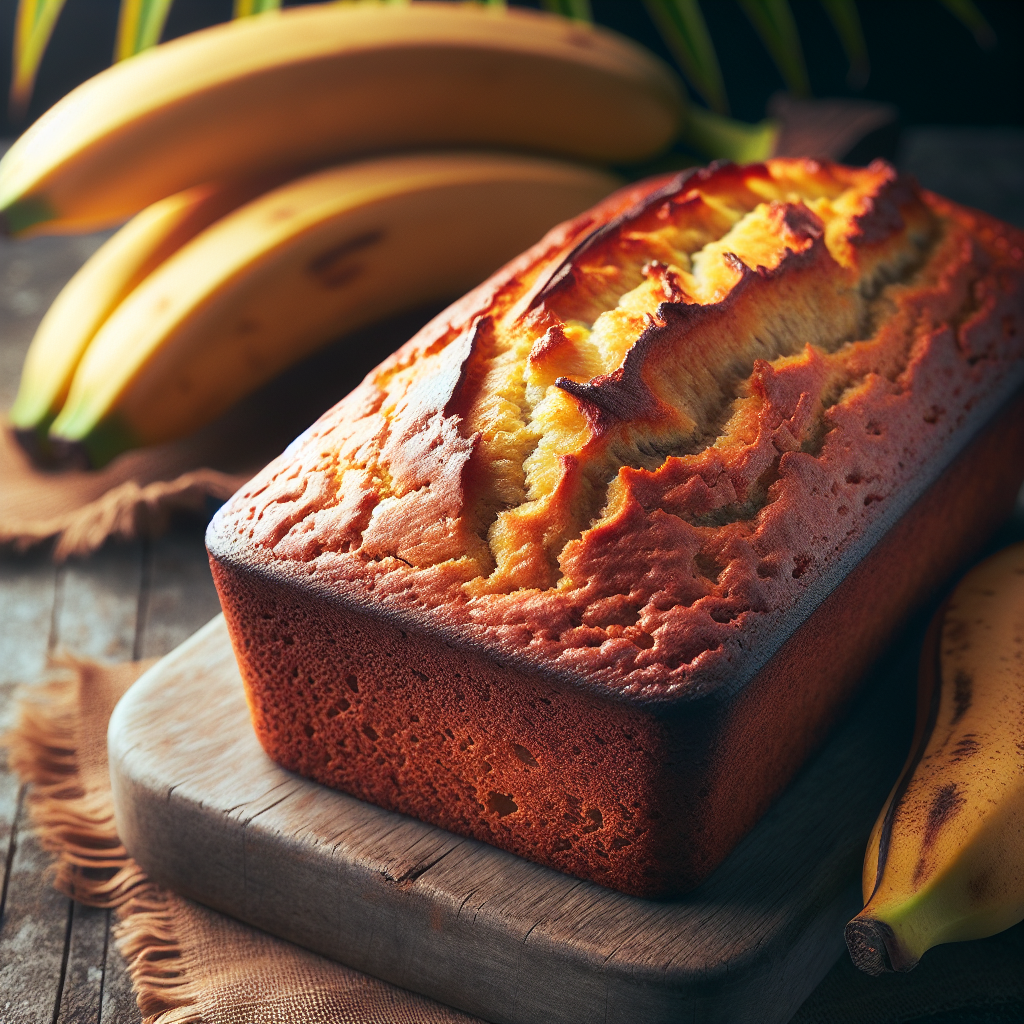 Fiji: Fijian Banana Bread. 300mm Foto