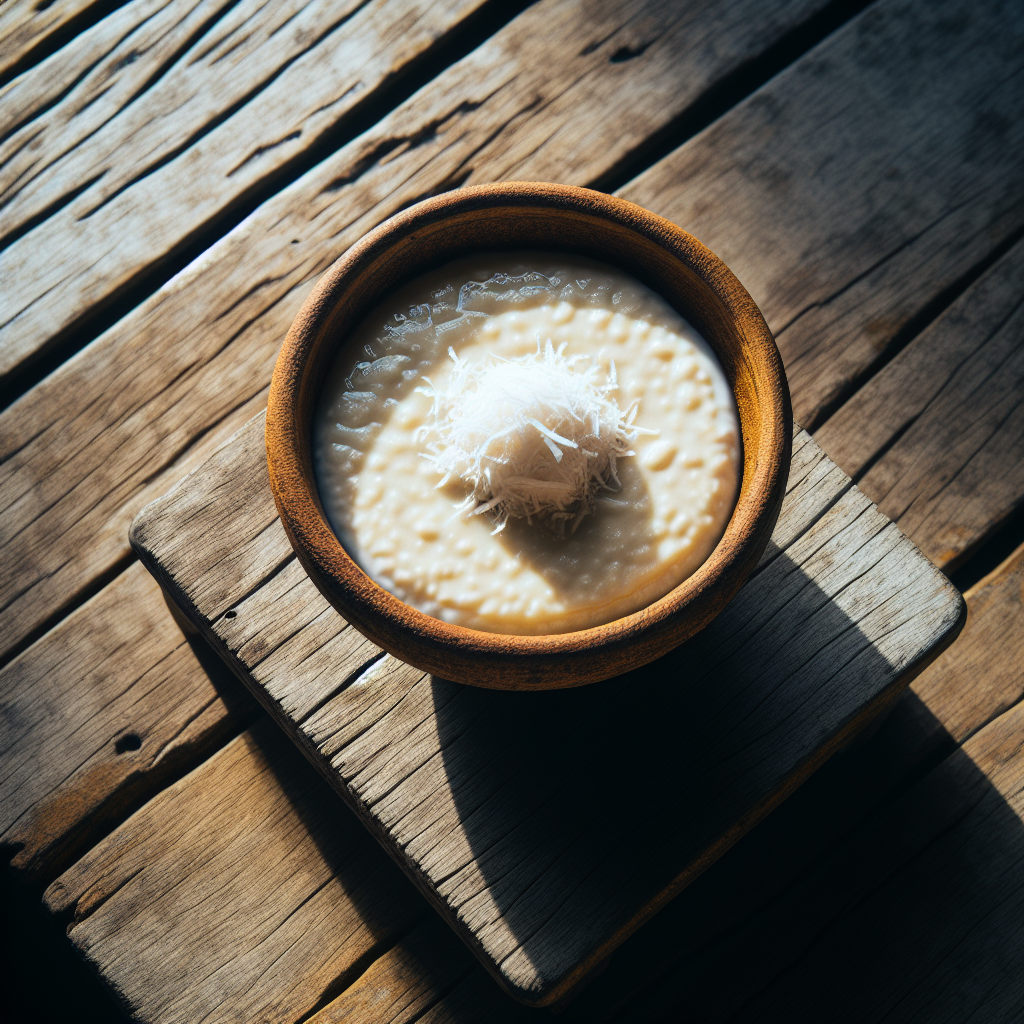 Fiji: Fijian Coconut Custard. 300mm Foto