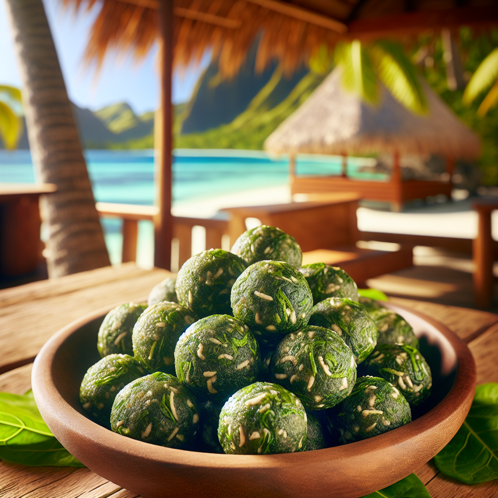 Nationalgericht Fiji: Rourou Balls (Rezept)