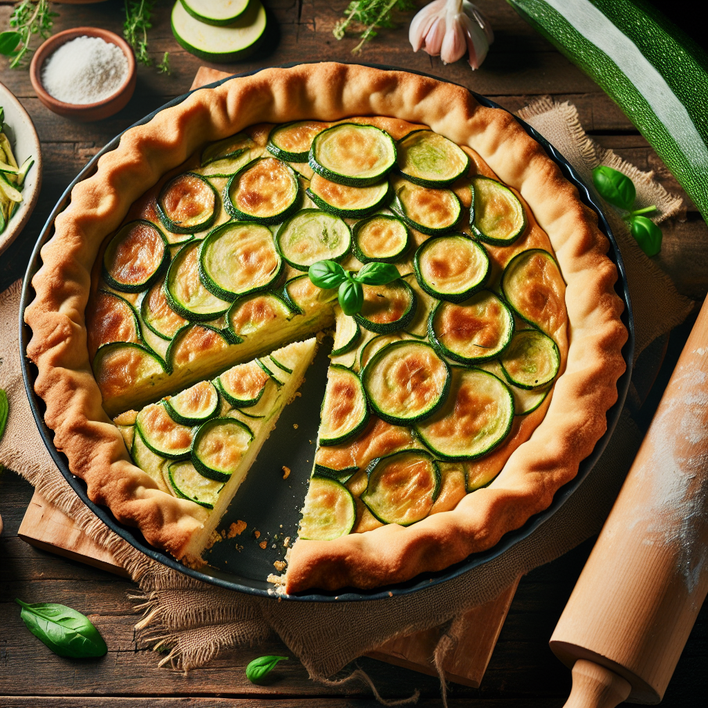 Zucchini-Pastete.