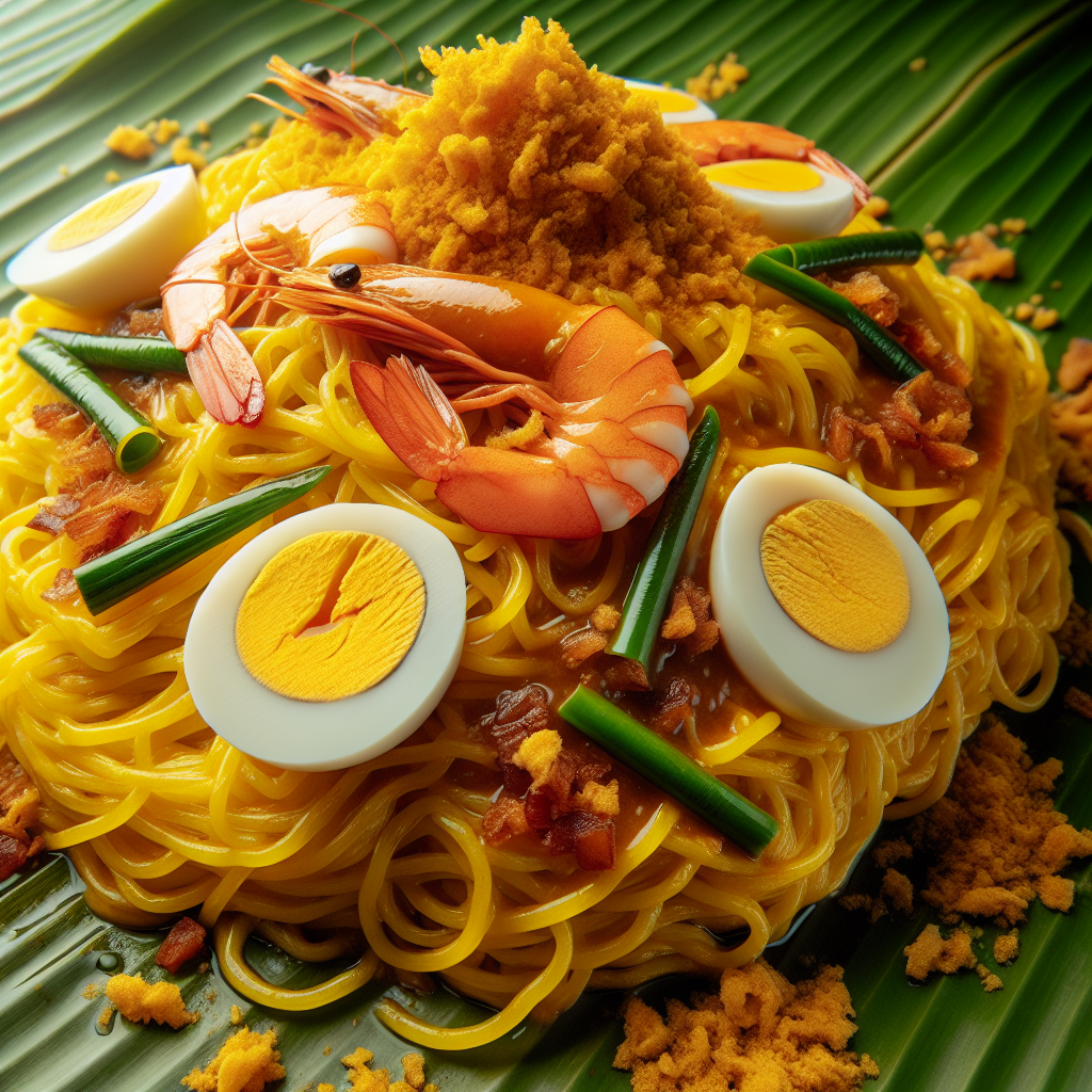 Philippinen: Pancit Malabon. 300mm Foto