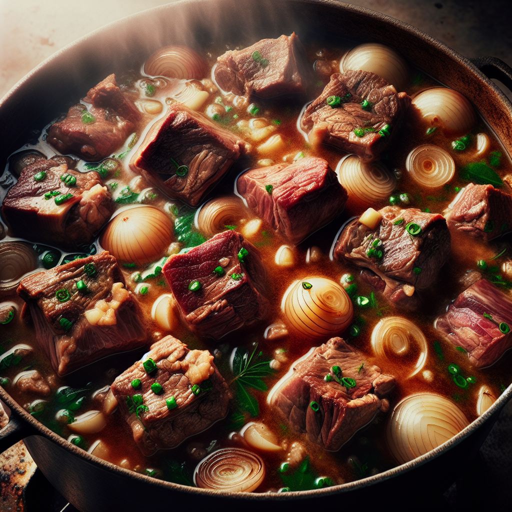 Portugal: Ensopado de Borrego (Rezept). 300mm Foto