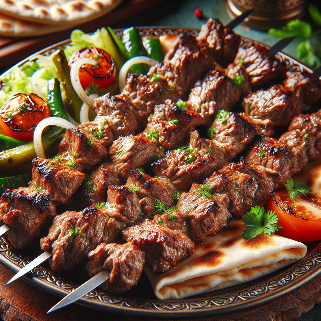 Kuzu kebabı: Lammkebab..