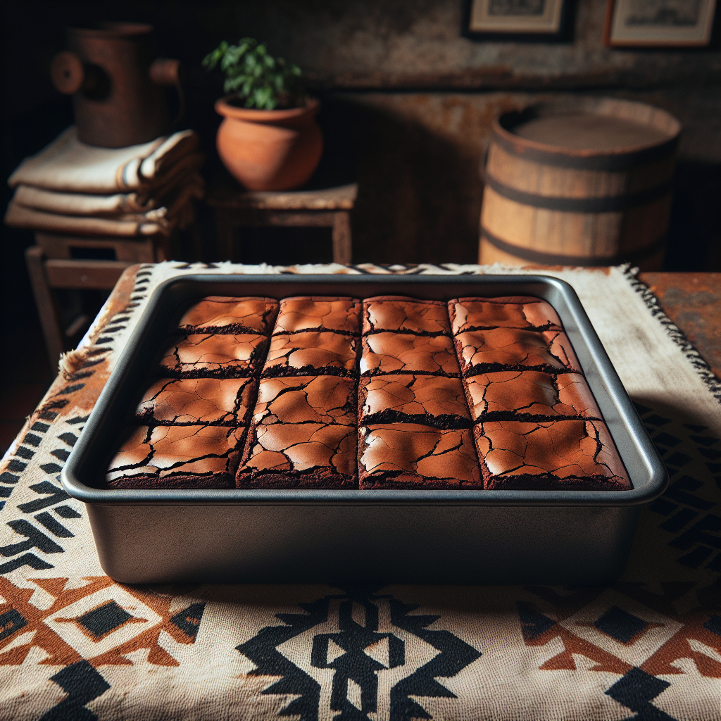 Uruguay: Brownies de Chocolate. 300mm Foto