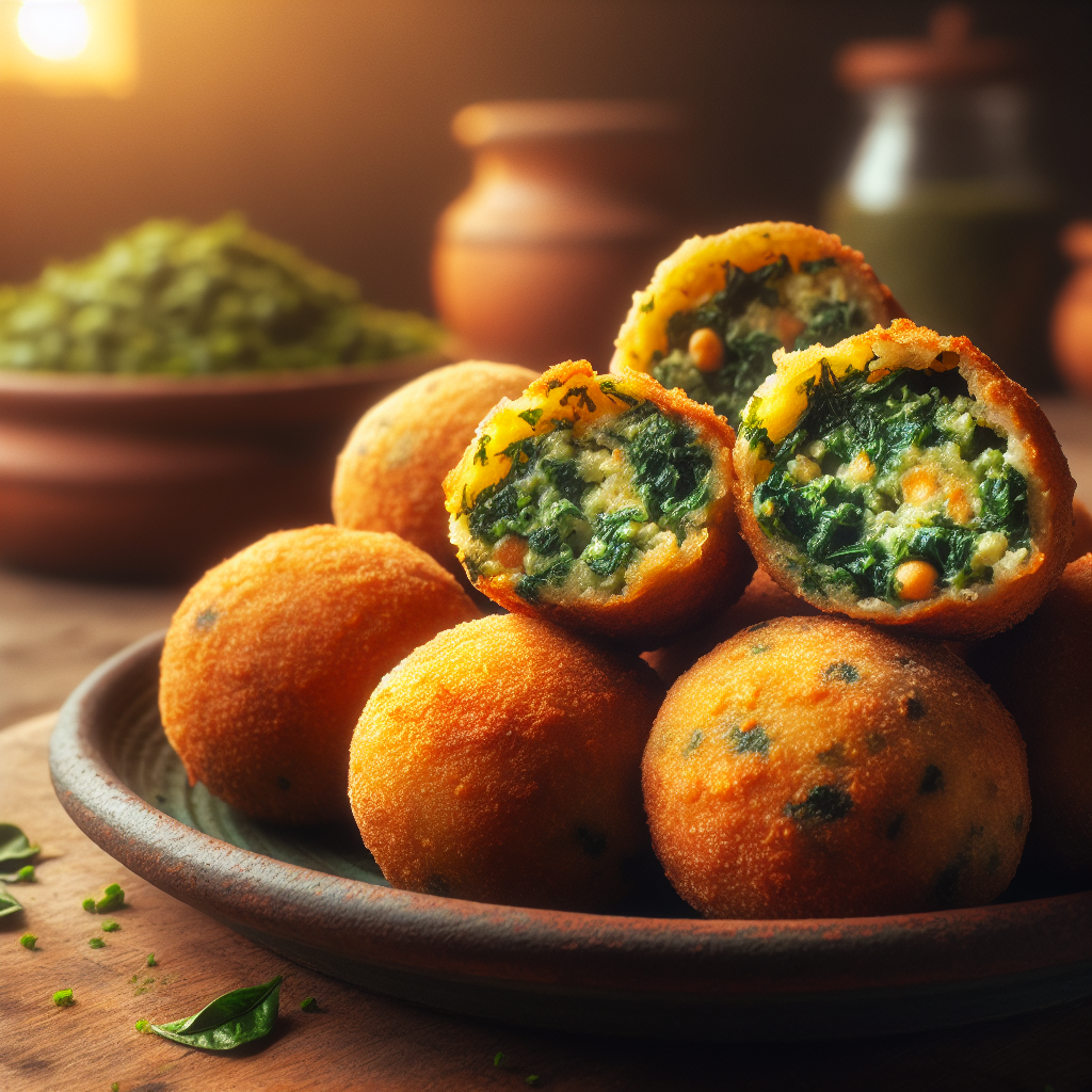 Uruguay: Buñuelos de Espinaca. 300mm Foto