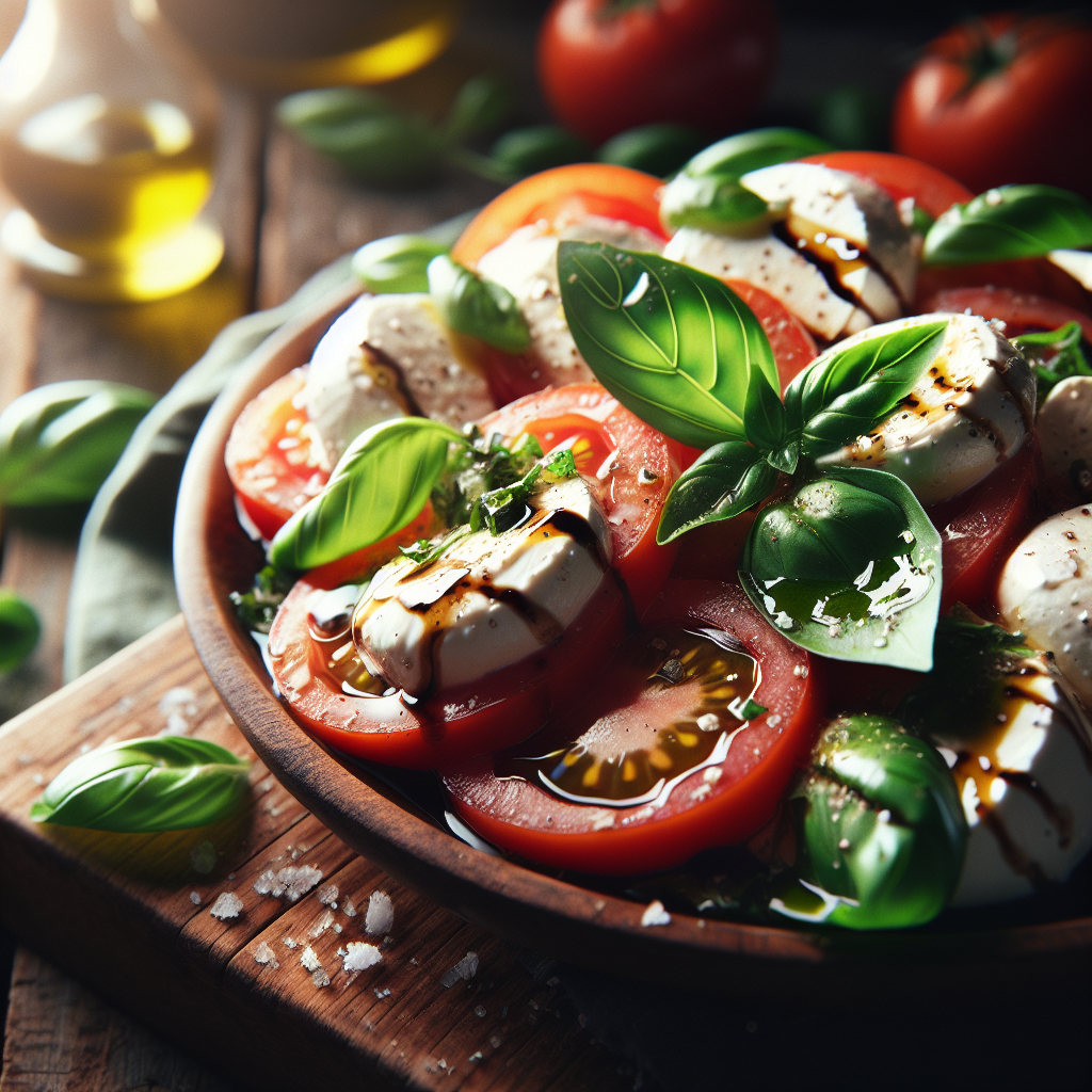 Uruguay: Caprese Salad. 300mm Foto