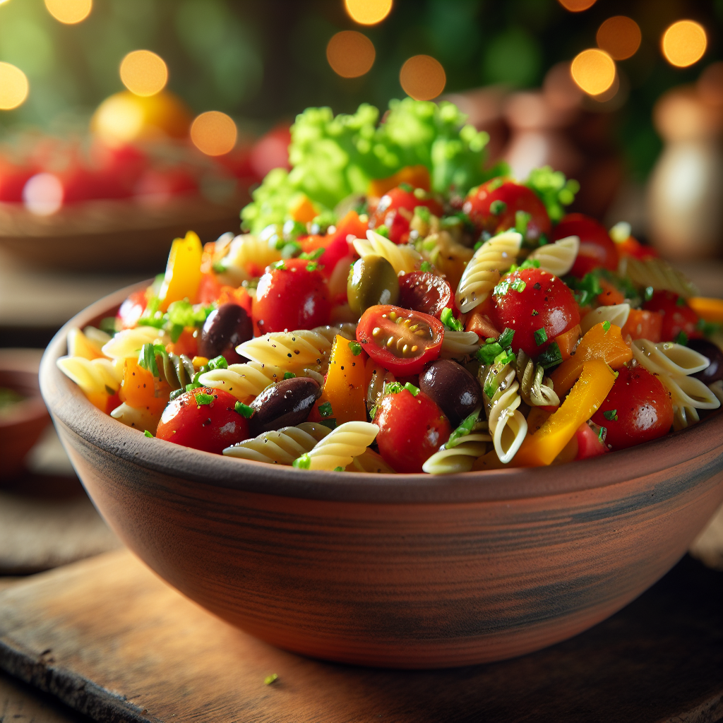 Uruguay: Ensalada de Pasta. 300mm Foto