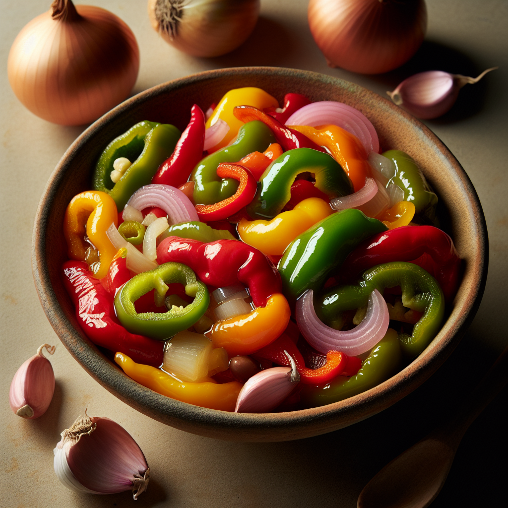 Uruguay: Ensalada de Pimientos. 300mm Foto