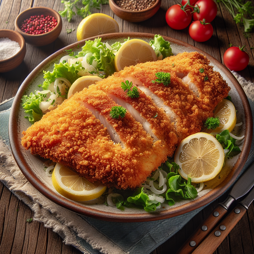 Uruguay: Milanesa de Pescado. 300mm Foto