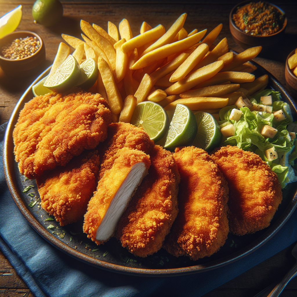 Uruguay: Milanesa de Pollo. 300mm Foto