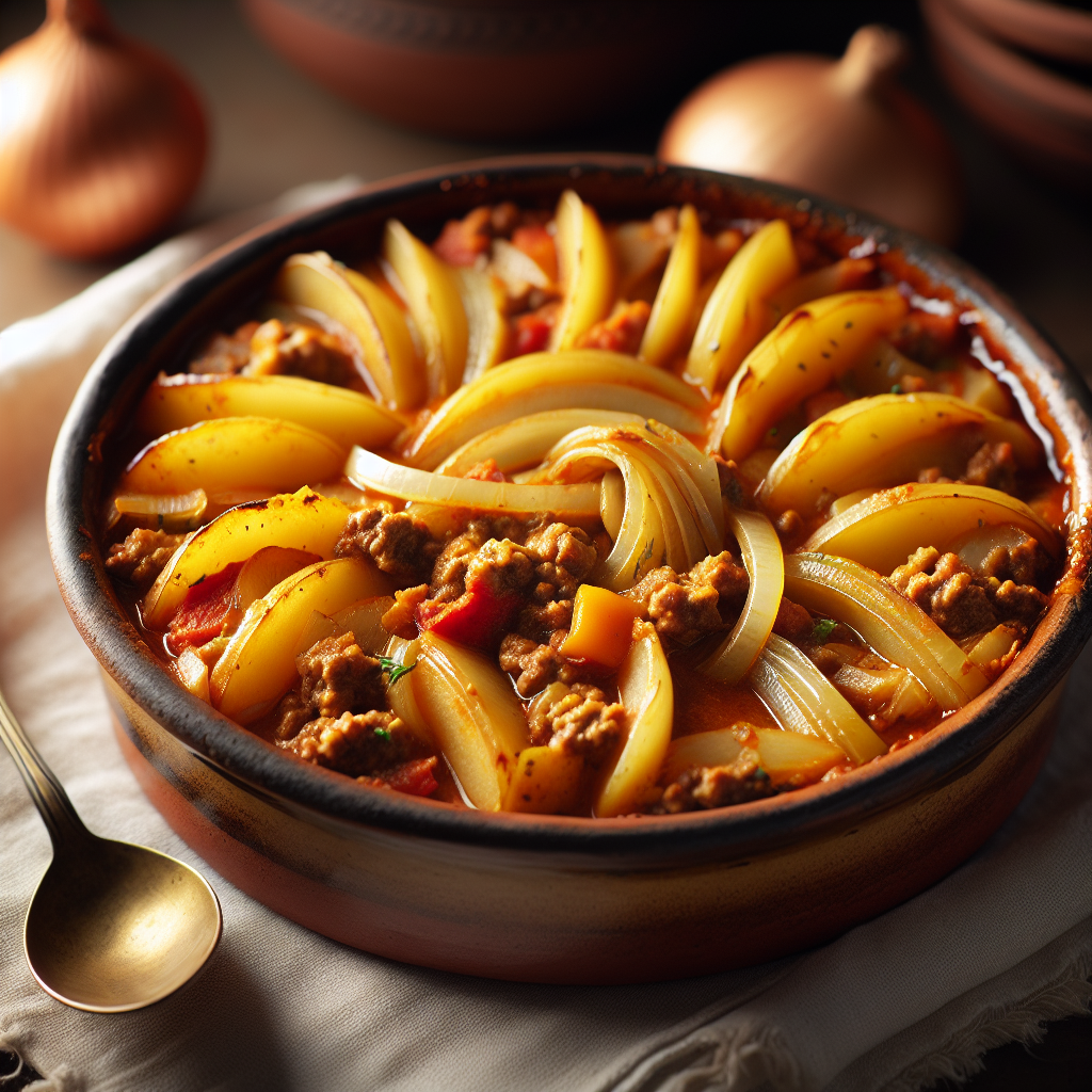 Uruguay: Pastel de Papas. 300mm Foto