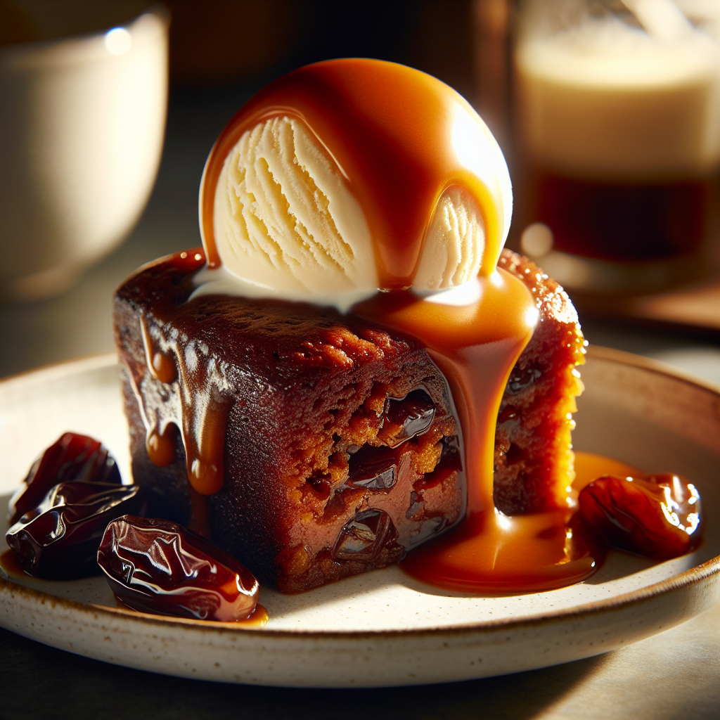 Sticky Date Pudding.