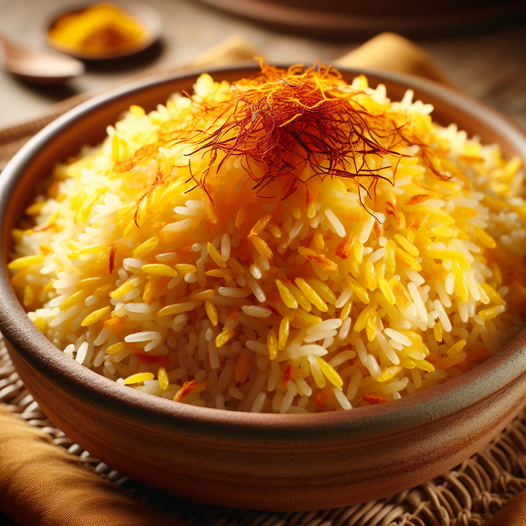 Nationalgericht Bahrain: #Persian Rice# (Rezept)