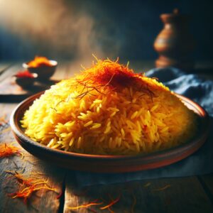 Nationalgericht Bahrain: #Saffron Rice# (Rezept)