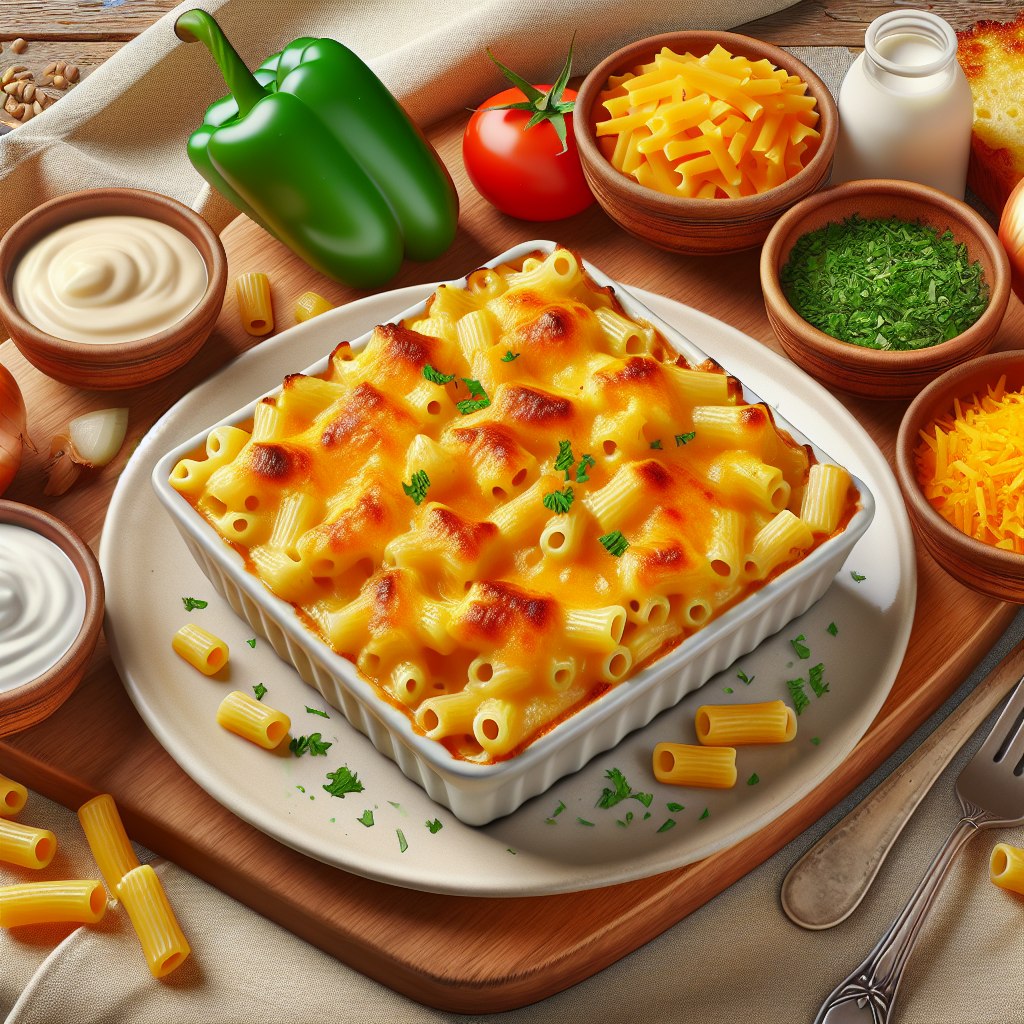 Nationalgericht Barbados: #Bajan Baked Macaroni# (Rezept)