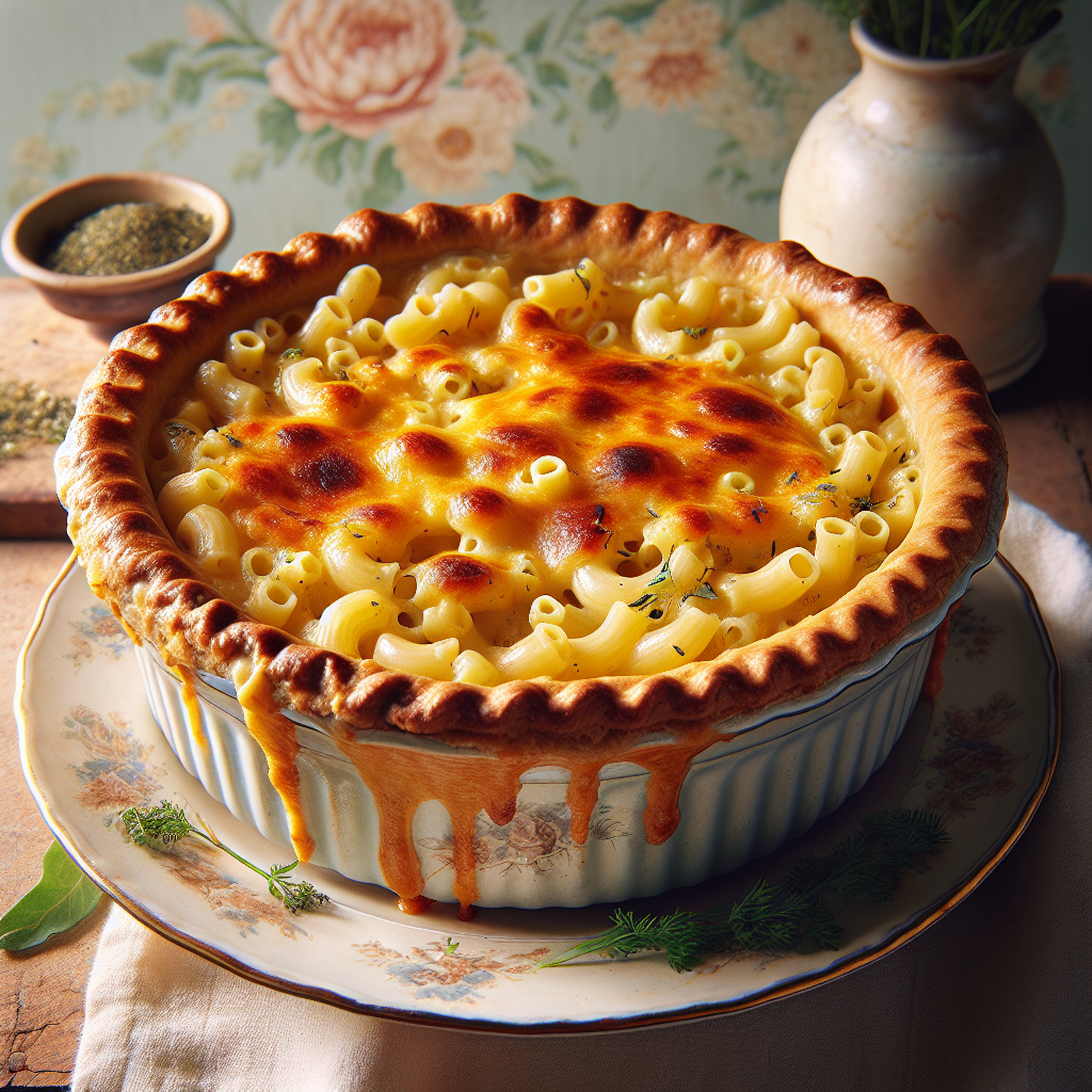 Macaroni Pie.