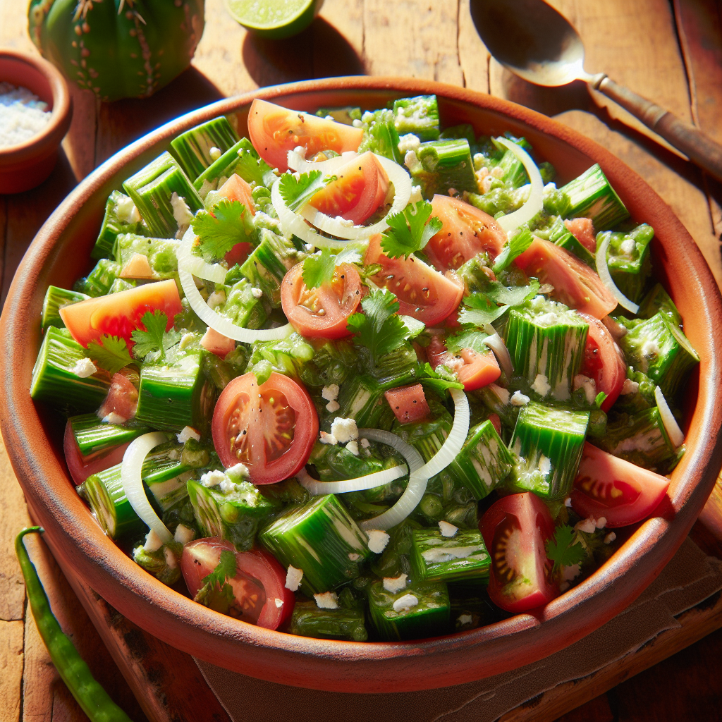 Ensalada de nopales.