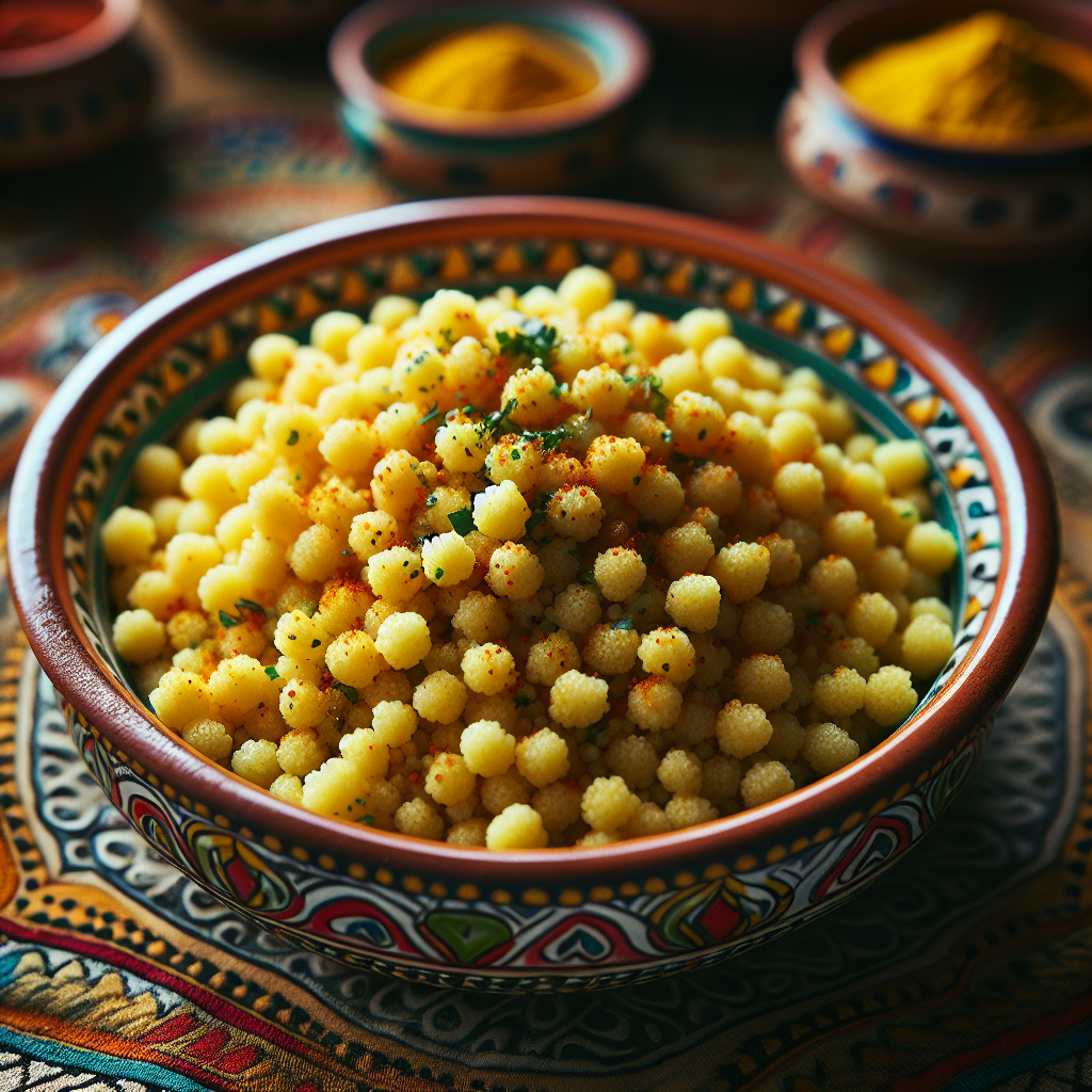 Nationalgericht Gabun: #Couscous de millet# (Rezept)