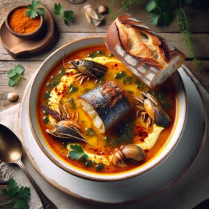 Nationalgericht Gabun: #Soupe de poisson# (Rezept)