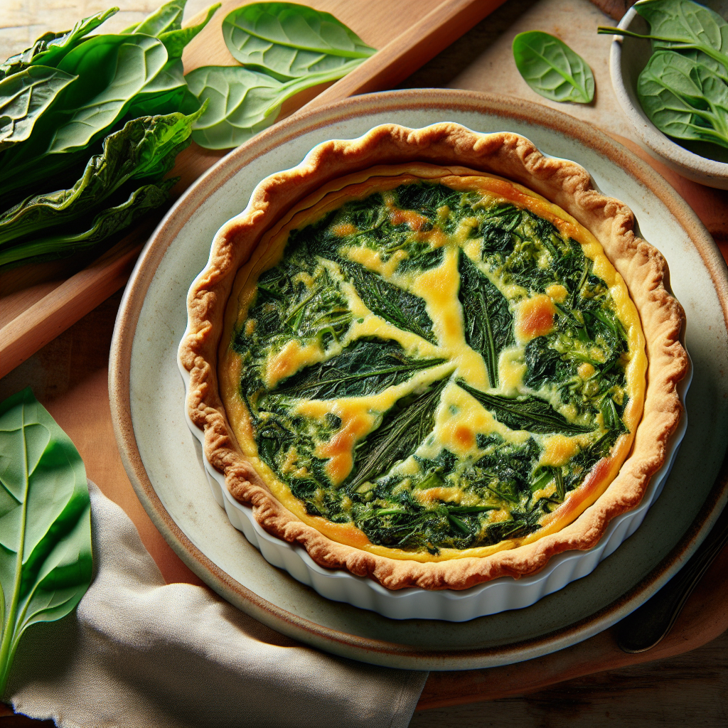 Callaloo Quiche.