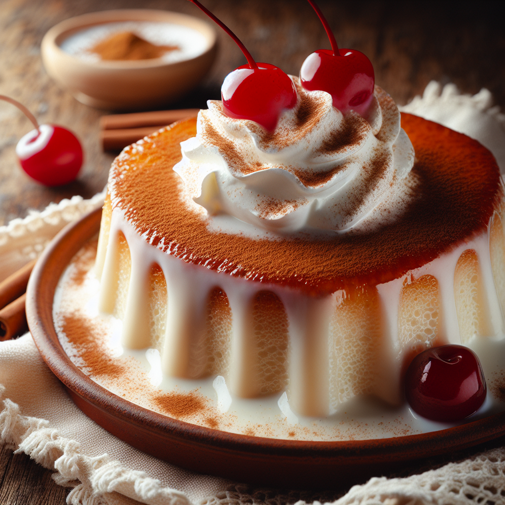 Postre de Tres Leches.