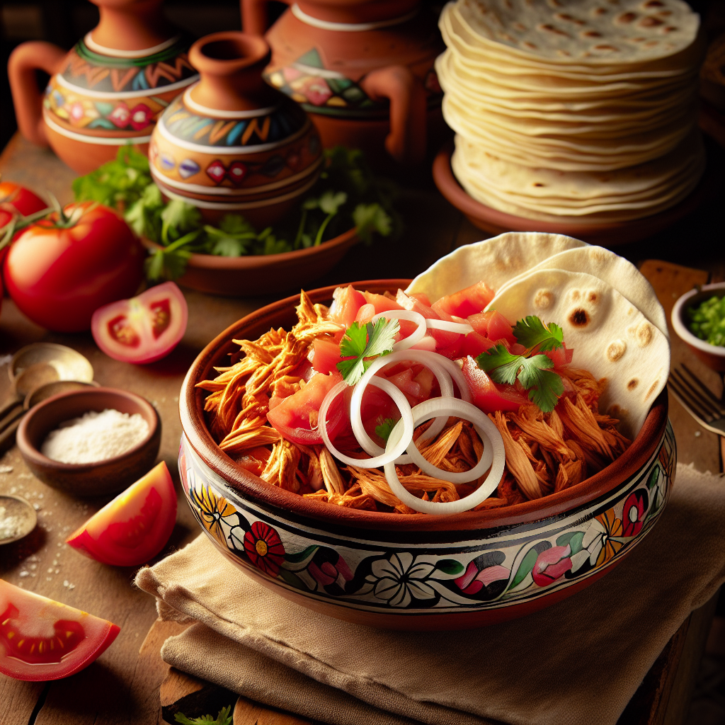 Tinga de Pollo.