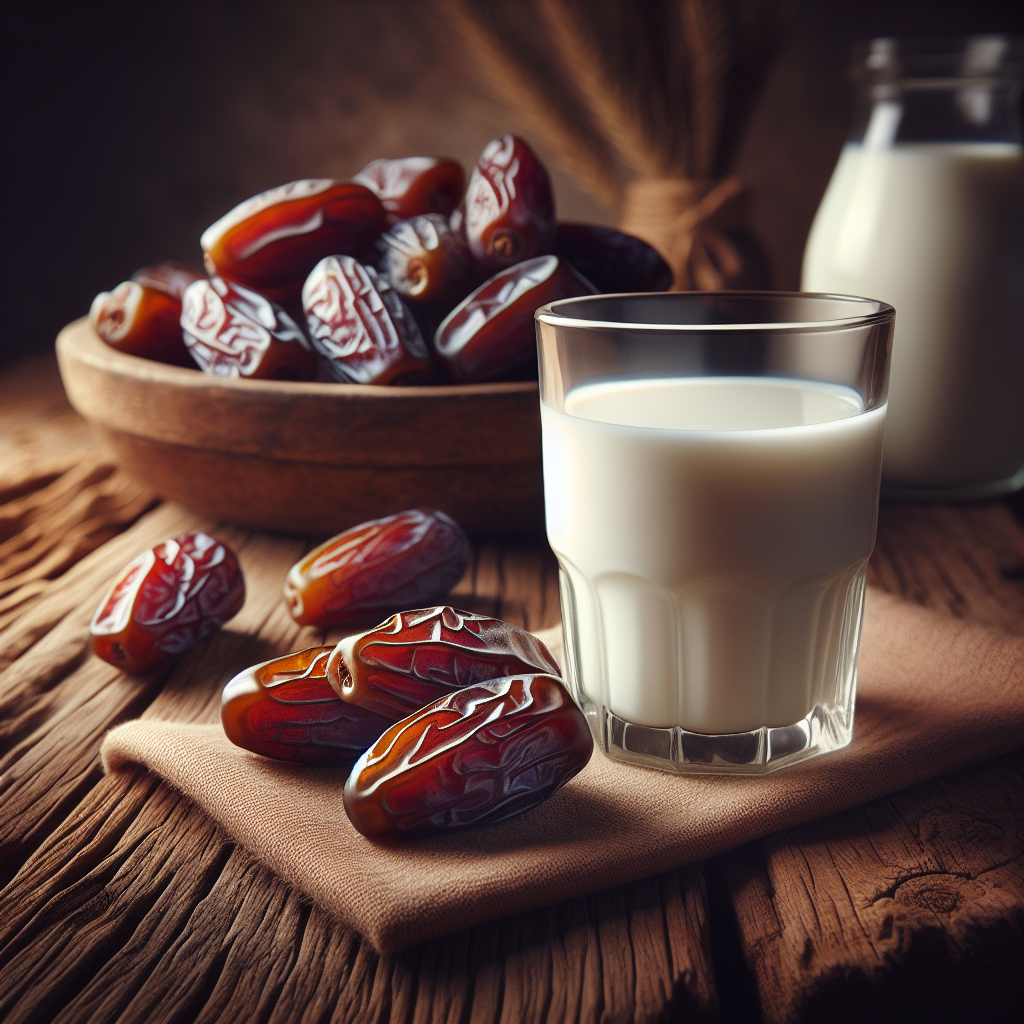 Milk with Dates. 