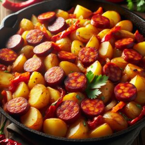 Nationalgericht Honduras: #Papas con Chorizo# (Rezept)