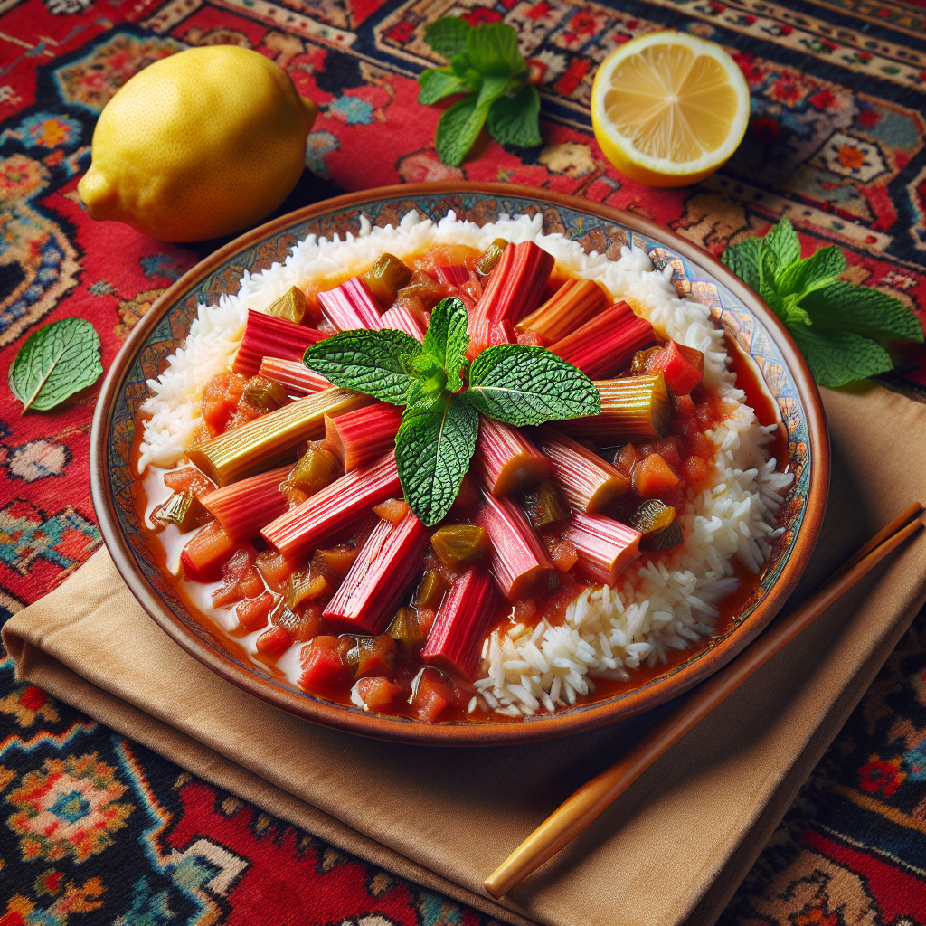 Nationalgericht Iran: Khoresht-e Rivas (Rezept)