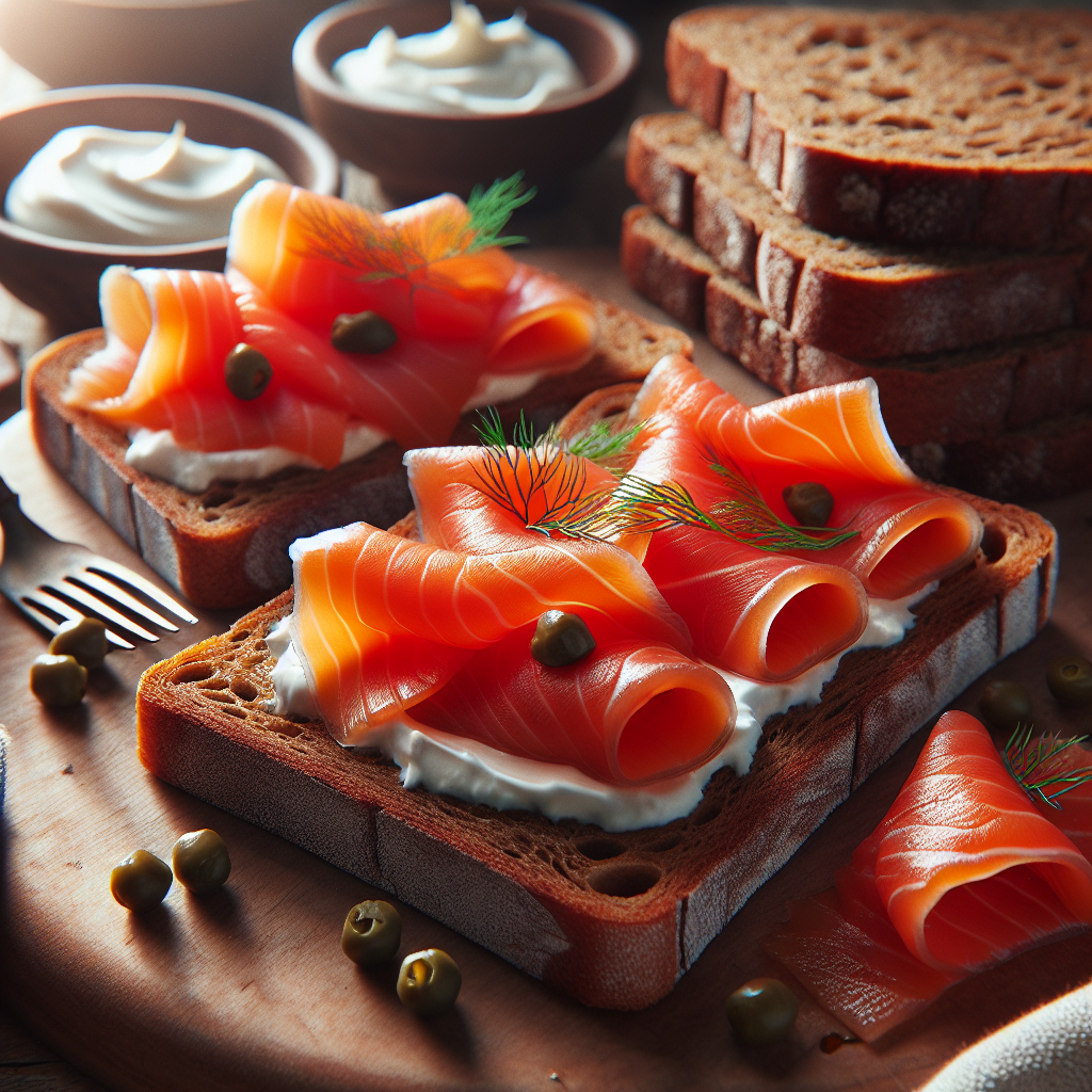 Nationalgericht Irland: #Smoked Salmon on Brown Bread# (Rezept)