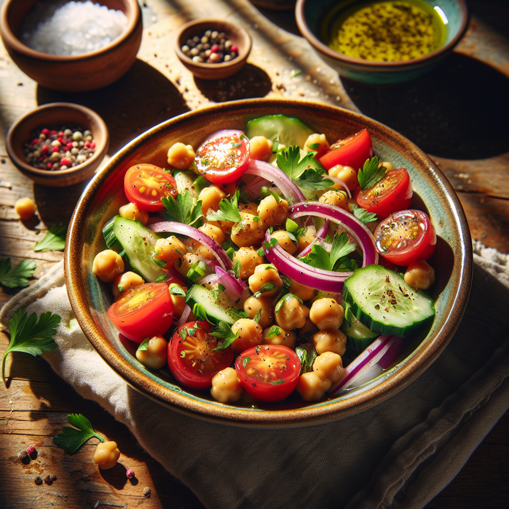 Chickpea Salad.