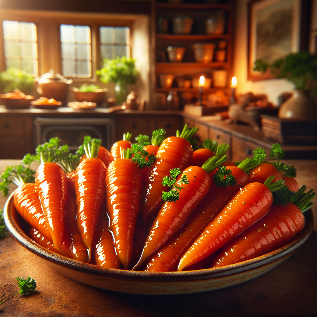 Cider-Glazed Carrots.