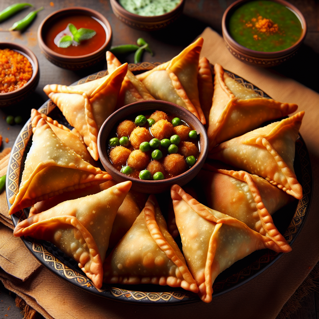 Samosas.