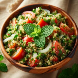 Nationalgericht Libanon: #Tabbouleh bil Quinoa# (Rezept)