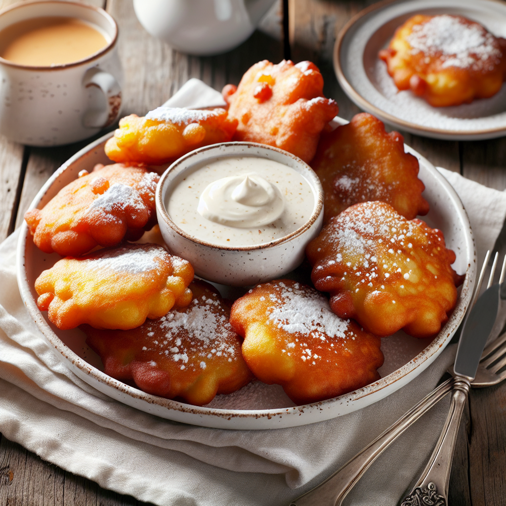 Beignets de maïs.